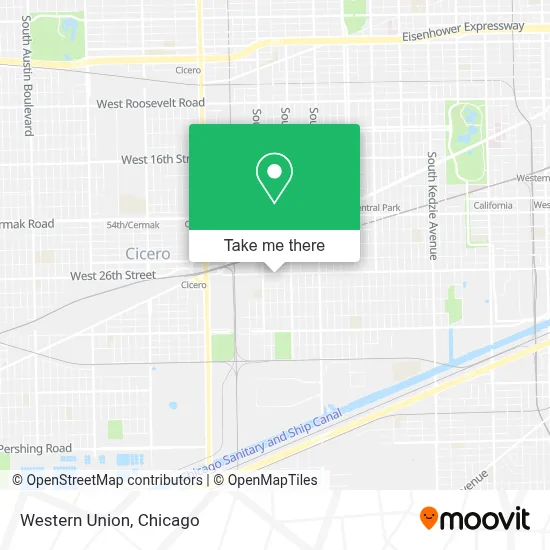 Western Union map