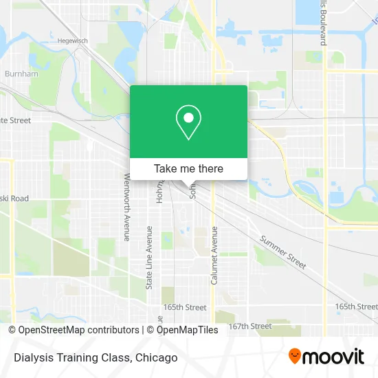 Dialysis Training Class map
