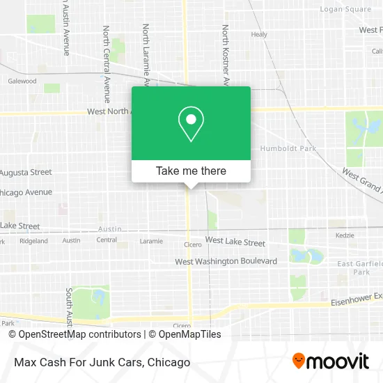 Max Cash For Junk Cars map
