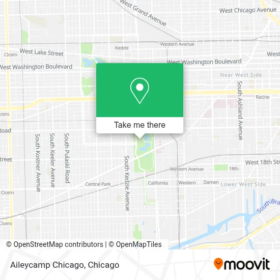 Aileycamp Chicago map