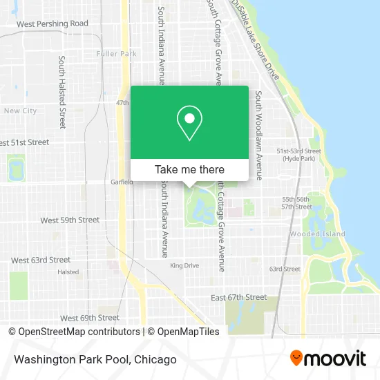 Washington Park Pool map