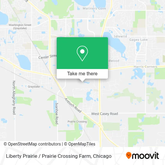Liberty Prairie / Prairie Crossing Farm map