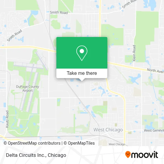 Delta Circuits Inc. map