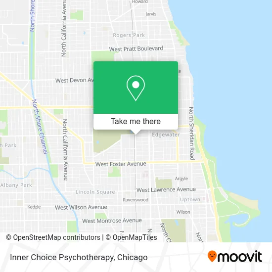 Inner Choice Psychotherapy map