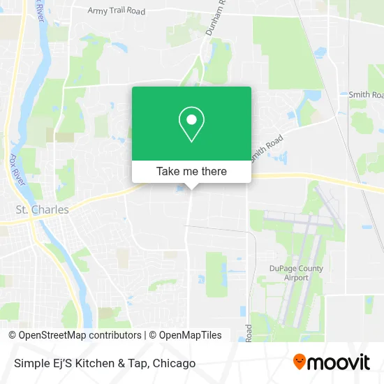 Simple Ej’S Kitchen & Tap map