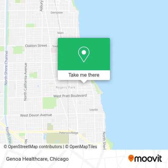 Genoa Healthcare map