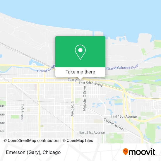 Emerson (Gary) map
