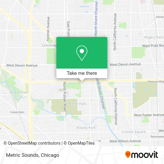 Metric Sounds map