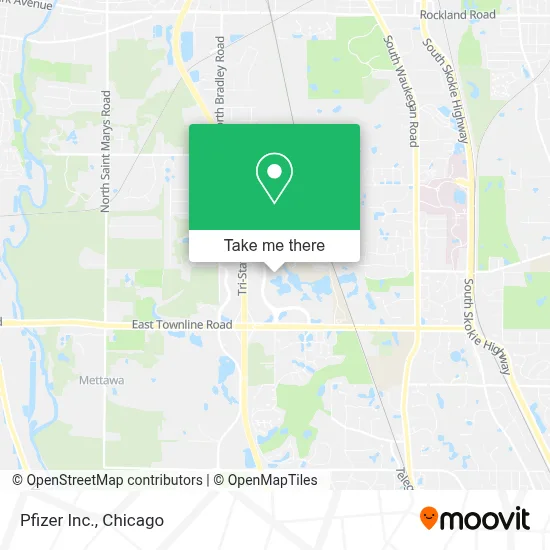 Pfizer Inc. map