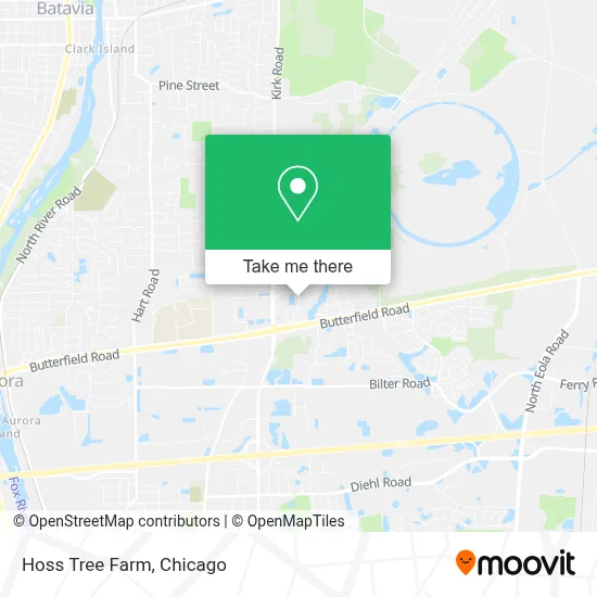 Hoss Tree Farm map