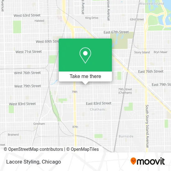 Lacore Styling map