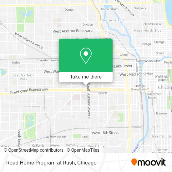 Road Home Program at Rush map