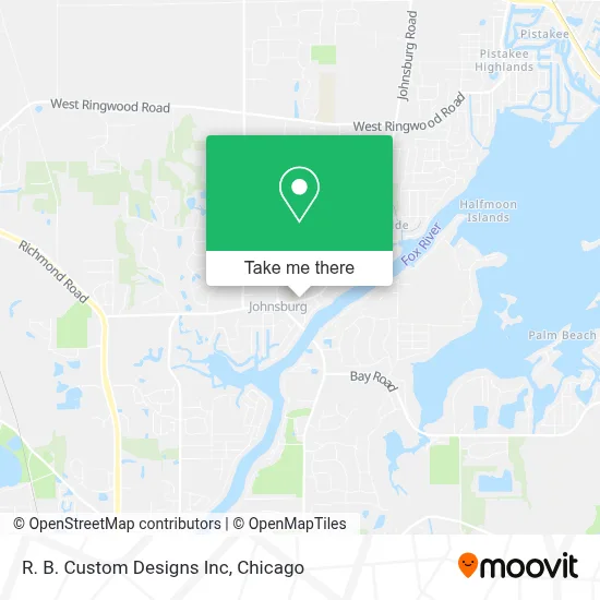 R. B. Custom Designs Inc map