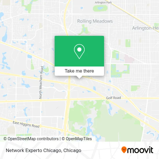 Network Experto Chicago map