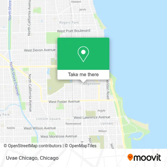 Uvae Chicago map