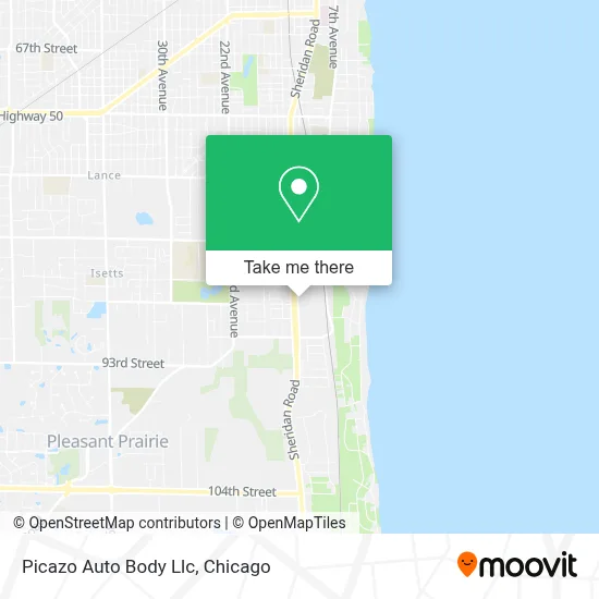 Picazo Auto Body Llc map