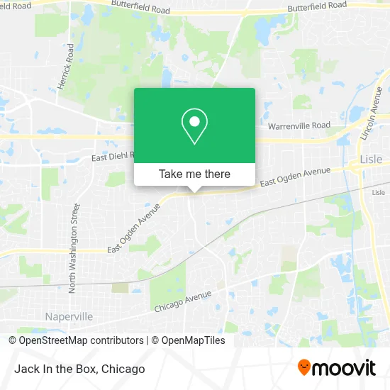 Jack In the Box map