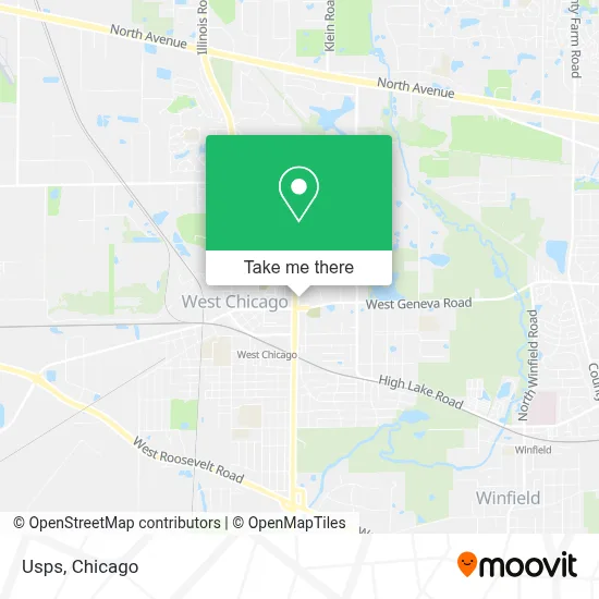 Usps map