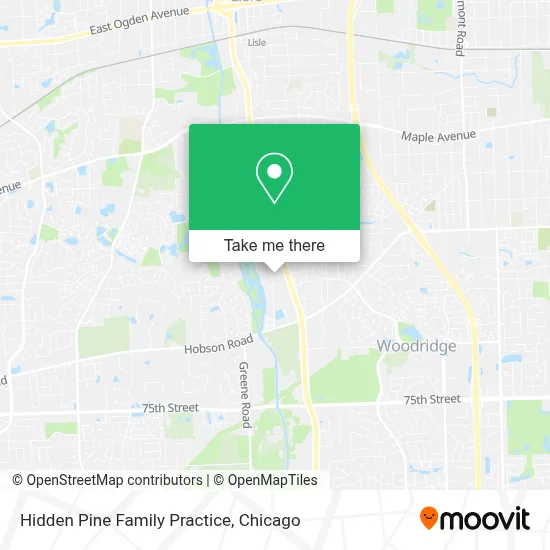 Hidden Pine Family Practice map