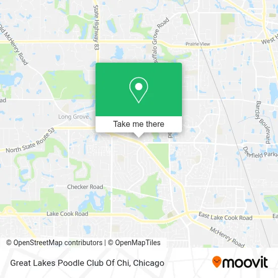 Great Lakes Poodle Club Of Chi map