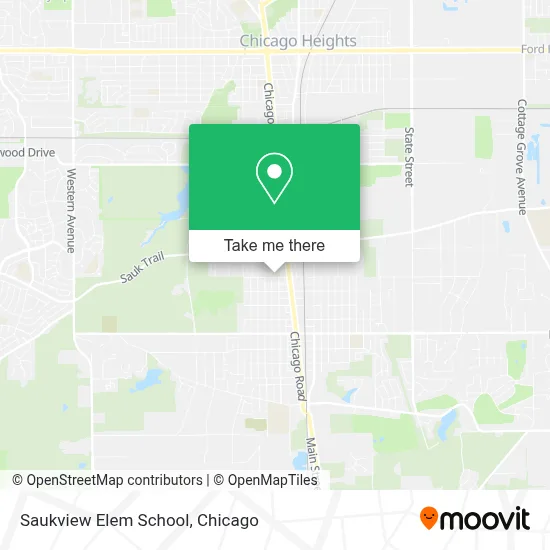 Saukview Elem School map
