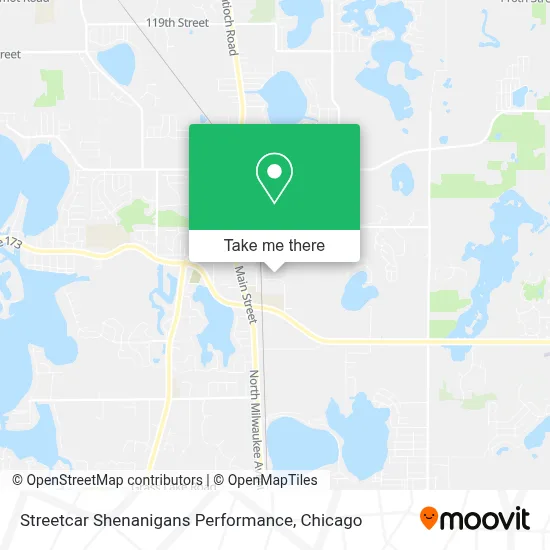 Streetcar Shenanigans Performance map