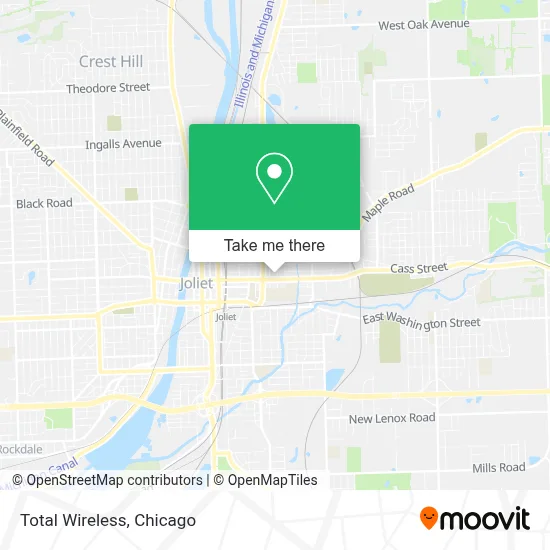Total Wireless map