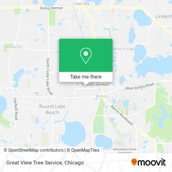 Great View Tree Service map