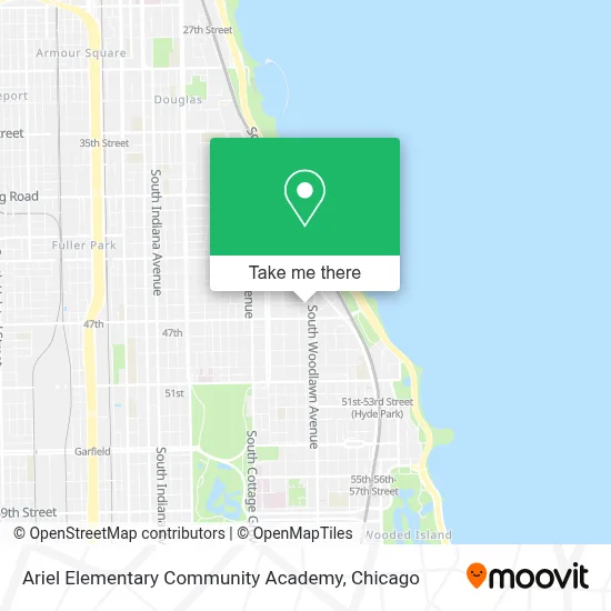 Ariel Elementary Community Academy map