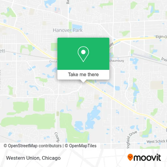 Western Union map