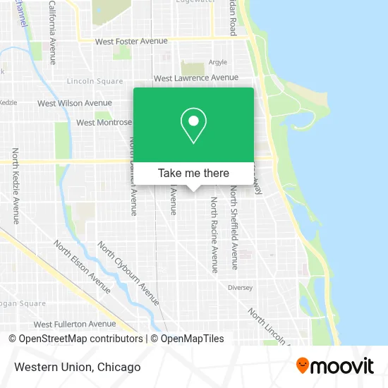 Western Union map