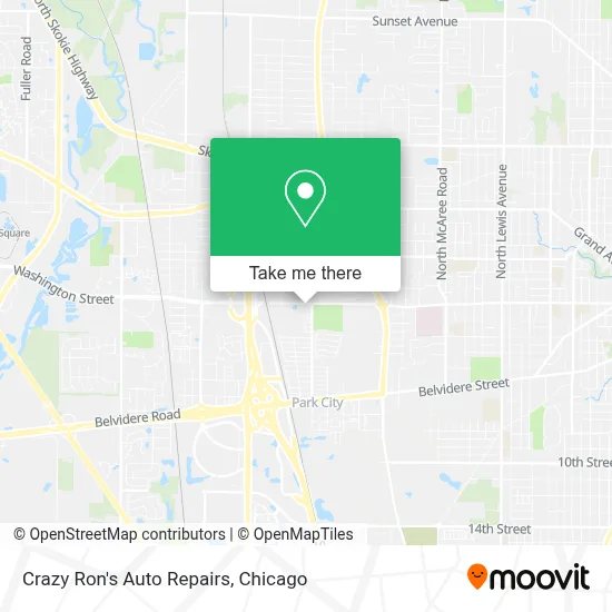 Crazy Ron's Auto Repairs map