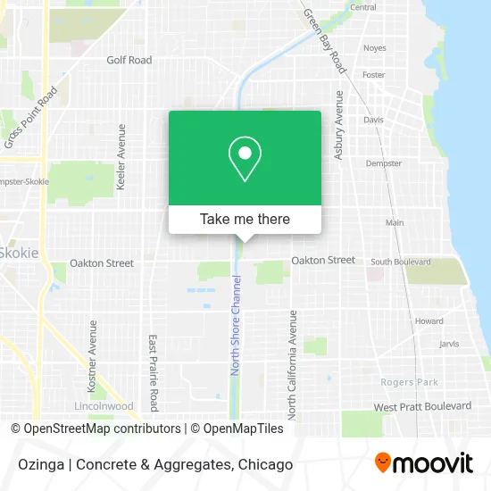 Ozinga | Concrete & Aggregates map