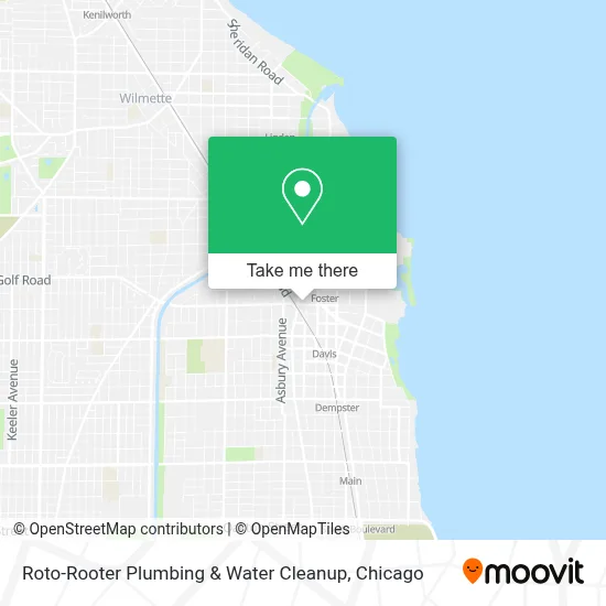 Roto-Rooter Plumbing & Water Cleanup map