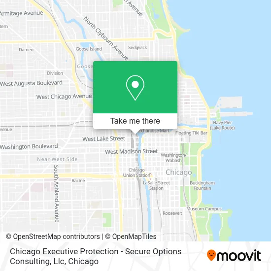 Chicago Executive Protection - Secure Options Consulting, Llc map