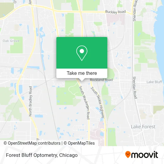 Forest Bluff Optometry map