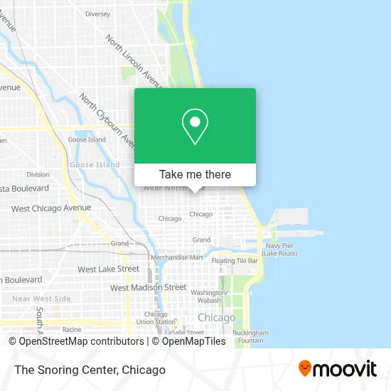 The Snoring Center map