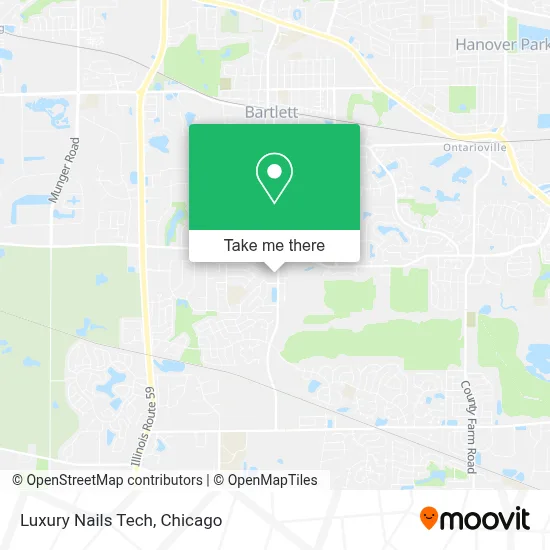 Luxury Nails Tech map