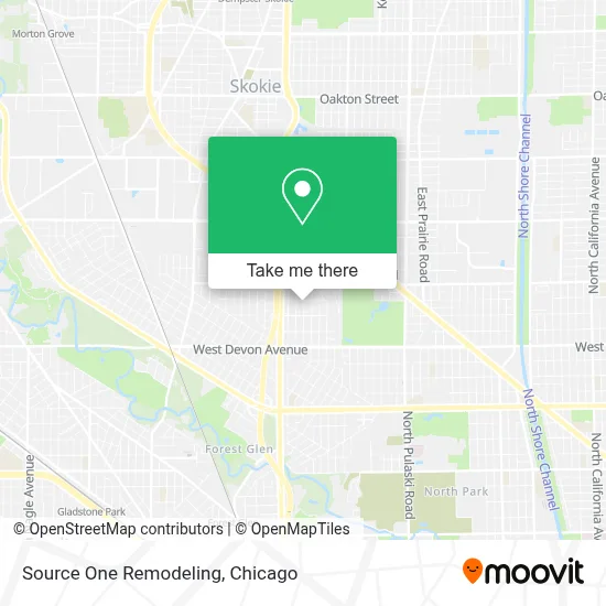 Source One Remodeling map