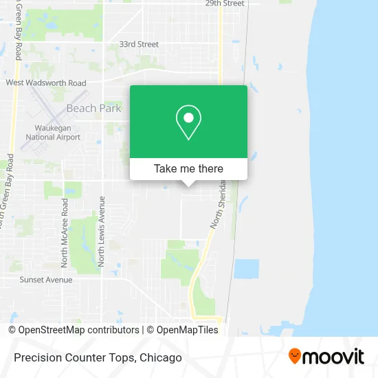 Precision Counter Tops map