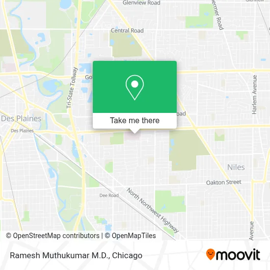 Ramesh Muthukumar M.D. map