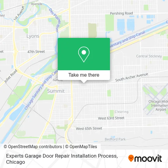 Experts Garage Door Repair Installation Process map