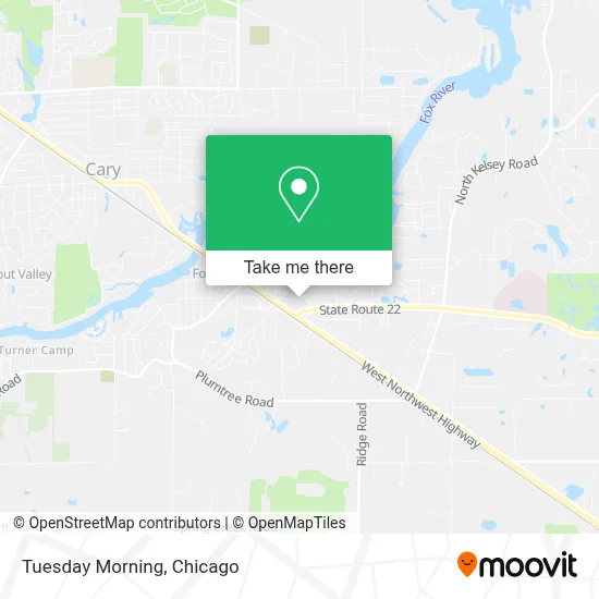 Tuesday Morning map