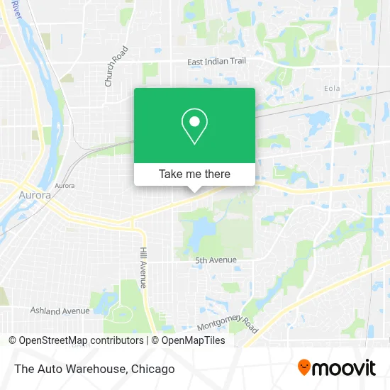 The Auto Warehouse map