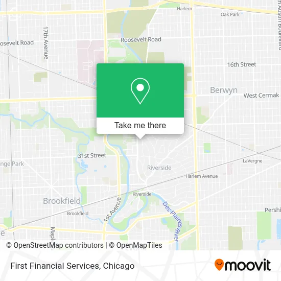 First Financial Services map