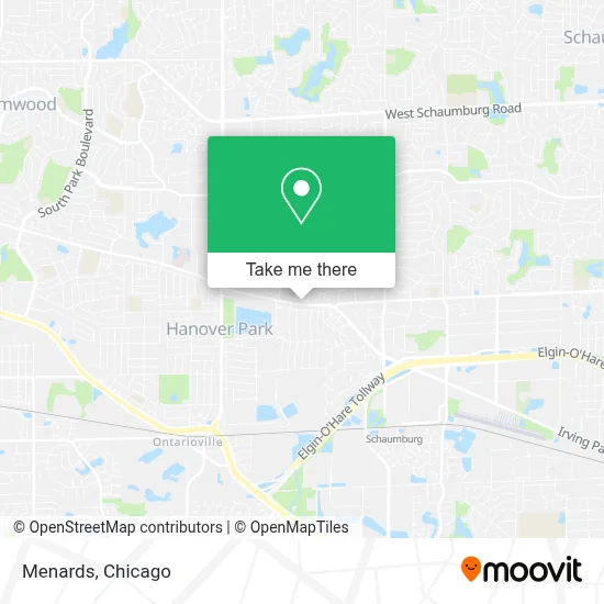 Menards map