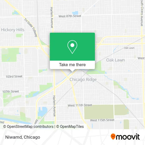 Niwamd map