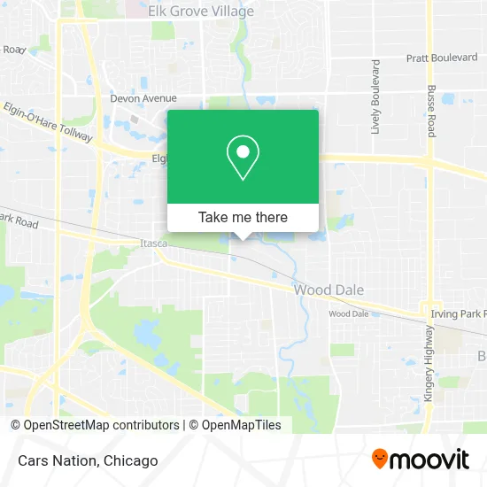 Cars Nation map