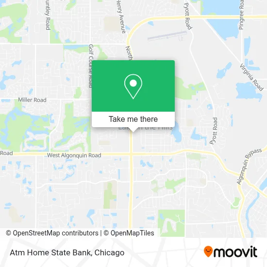Atm Home State Bank map