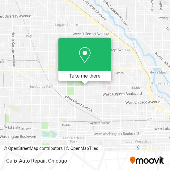Calix Auto Repair map